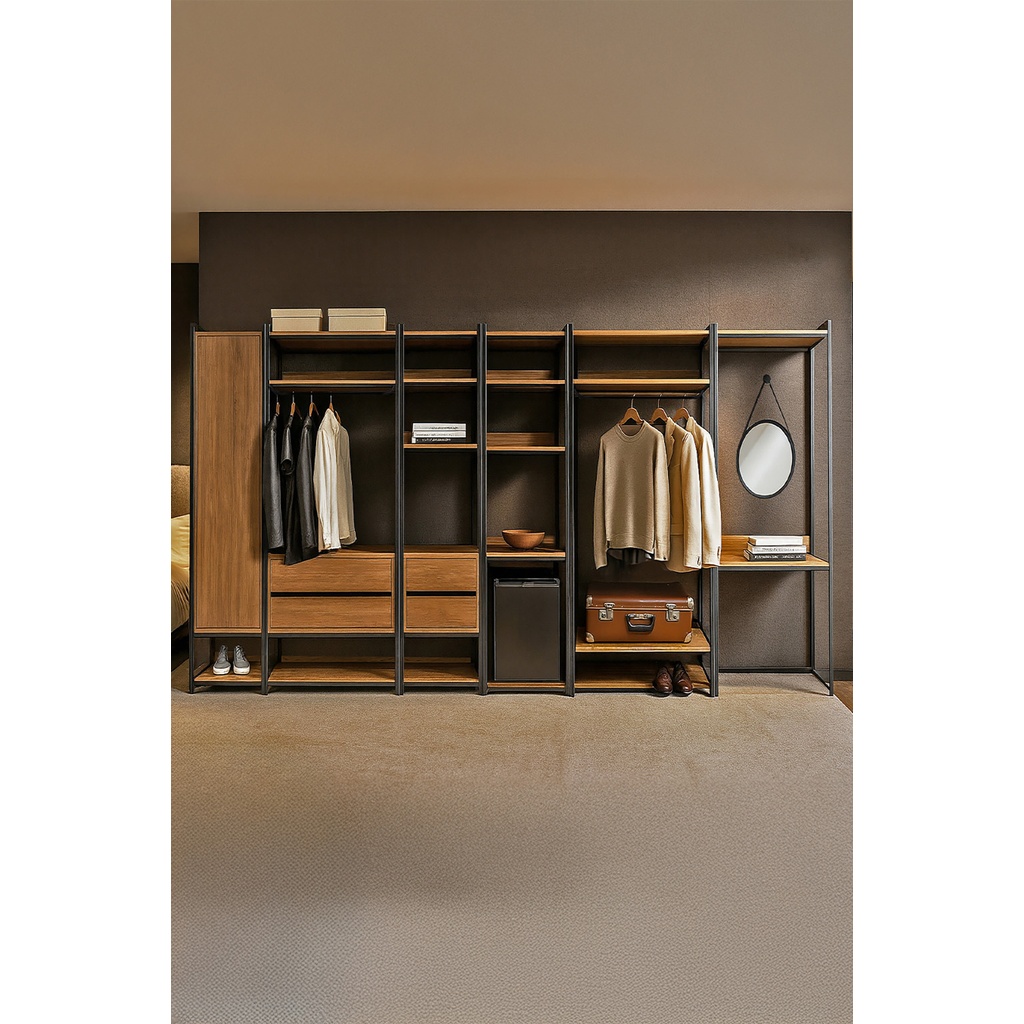 1024_3-4-5-6-7-8 ΣΥΣΤΗΜΑ ΑΠΟΘΗΚΕΥΣΗΣ ΠΟΛΥΜΟΡΦΙΚΟ MATRIX33-L ΔΙΑΣΤΑΣΕΩΝ 440Χ50Χh215 CM - Image 1