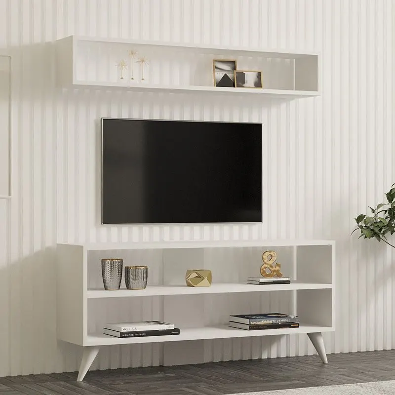 120-000534 Σύνθετο σαλονιού Prestige σε λευκή απόχρωση - Image 1