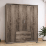 Ντουλάπα ρούχων τετράφυλλη OLYMPUS χρώμα castillo-toro - Image 3