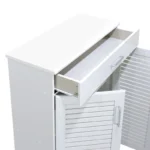 Παπουτσοθήκη-ντουλάπι SANTE 20 ζεύγων σε λευκή απόχρωση - Image 5