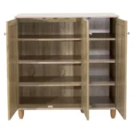 Παπουτσοθήκη-ντουλάπι SANTO 16 ζεύγων χρώμα wenge - Image 3