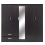 Ντουλάπα ρούχων πεντάφυλλη OLYMPUS χρώμα wenge - Image 6