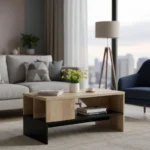 Τραπέζι σαλονιού Naya sonoma-ανθρακί