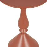 Βοηθητικό τραπέζι Lalou μέταλλο σε απόχρωση terracotta - Image 3