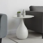 Βοηθητικό τραπέζι Samino μέταλλο σε κρεμ απόχρωση