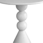 Βοηθητικό τραπέζι Bilane μέταλλο σε κρεμ απόχρωση - Image 3