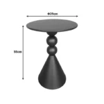 Βοηθητικό τραπέζι Bilane μέταλλο σε κρεμ απόχρωση - Image 2