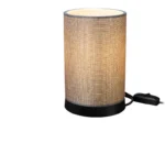 Επιτραπέζιο φωτιστικό Fana ύφασμα σε γκρι απόχρωση - Image 4