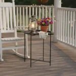 Τραπέζι Caius μέταλλο σε μαύρη απόχρωση