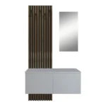 Έπιπλο εισόδου Arika λευκό-sonoma