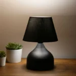 Επιτραπέζιο φωτιστικό PWL-1068 Ε27 μαύρο - Image 3