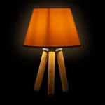 Επιτραπέζιο φωτιστικό PWL-1071 Ε27 εκρού-φυσικό - Image 3