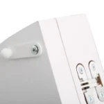 Τραπέζι πτυσσόμενο Talen σε λευκή απόχρωση Φ80x74εκ - Image 6