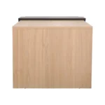 Τραπέζι σαλονιού Cozeto σε φυσική απόχρωση με όψη μαρμάρου - Image 4