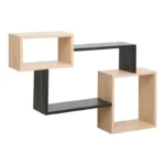 Ράφι τοίχου Beldra σε φυσική απόχρωση με όψη μαρμάρου