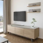 Σύνθετο σαλονιού Kasia μπεζ μαρμάρου-sonoma