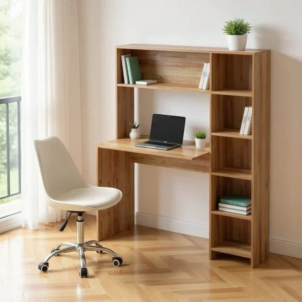 Γραφείο με βιβλιοθήκη Janson oak