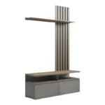 Σύνθετο σαλονιού Perlento σε μπεζ μαρμάρου με sonoma απόχρωση - Image 2