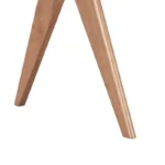 Τραπέζι Winslow ξύλο rubberwood σε ανοιχτό καρυδί χρώμα 180x85x75εκ - Image 4