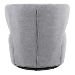 Πολυθρόνα Marelia περιστρεφόμενη γκρι ύφασμα - Image 6