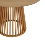 Τραπέζι Domonic φυσικό Φ120x75εκ - Image 5