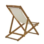 Σεζλόνγκ Franclow ξύλο ακακίας φυσικό-πανί pvc λευκό - Image 6