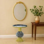 Βοηθητικό τραπέζι Cogent μαύρο-χρυσό μέταλλο - Image 5