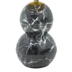 Βοηθητικό τραπέζι Dearest μαυρο μαρμάρου-χρυσό μέταλλο - Image 3