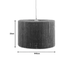 Φωτιστικό οροφής Sento Ε27 rope σε φυσική απόχρωση - Image 2