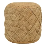 Σκαμπό Vladir φυσικό 100% γιούτα 40x40x40εκ