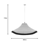 Φωτιστικό οροφής Hatty E27 φυσικό - Image 2