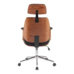 Καρέκλα γραφείου διευθυντή Fetseno μαύρο pu-βάση χρωμίου - Image 6