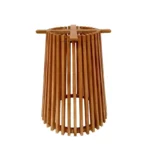 Βάση τραπεζιού εσωτερικού χώρου Galy mindi ξύλο σε φυσική απόχρωση - Image 5