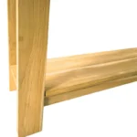 Κονσόλα Decoza teak ξύλο σε φυσική απόχρωση 140x40x80εκ - Image 5