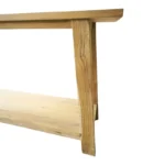 Κονσόλα Decoza teak ξύλο σε φυσική απόχρωση 200x40x80εκ - Image 5