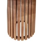 Τραπέζι Kenda Ι mindi ξύλο σε φυσική απόχρωση Φ120x75εκ - Image 4