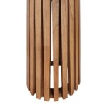 Τραπέζι Kenda I mindi ξύλο σε φυσική απόχρωση Φ80x75εκ - Image 4