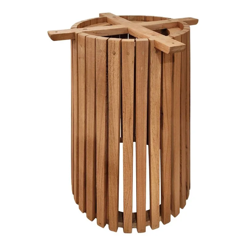 343-000118 Βάση τραπεζιού εσωτερικού χώρου Galy I mindi ξύλο σε φυσική απόχρωση - Image 1