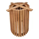 Βάση τραπεζιού εσωτερικού χώρου Galy I mindi ξύλο σε φυσική απόχρωση - Image 5