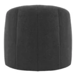 Πολυθρόνα Fassy μπουκλέ ύφασμα σε ανθρακί απόχρωση - Image 7