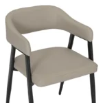 Πολυθρόνα Sezan pu σε γκρι-μπεζ απόχρωση 56x55x78εκ - Image 7