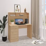 Γραφείο εργασίας Secreta με ράφι σε oak απόχρωση - Image 6