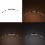 Φωτιστικό οροφής led Ledo μέταλλο σε μαύρη απόχρωση 120εκ - Image 2