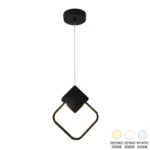 Φωτιστικό οροφής led Gardio I μέταλλο σε μαύρη απόχρωση