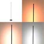 Φωτιστικό δαπέδου Topelia led μέταλλο σε μαύρη απόχρωση - Image 2