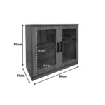 Παπουτσοθήκη-ντουλάπι Sapato σε oak απόχρωση - Image 5