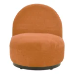 Πολυθρόνα Zenny υφασμα terracotta - Image 4