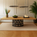 ΤΡΑΠΕΖΑΡΙΑ UNIVERSE II ΜΕ ΔΡΥΙΝΗ ΕΠΙΦΑΝΕΙΑ ΜΕ ΙΣΙΟ ΤΕΛΕΙΩΜΑ