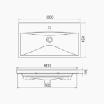 ΕΠΙΠΛΟ ΜΠΑΝΙΟΥ K529-SENSA 80 cm ΣΕ ΦΥΣΙΚΗ ΑΠΟΧΡΩΣΗ ΞΥΛΟΥ - Image 5
