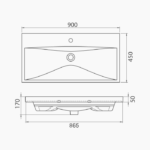 ΕΠΙΠΛΟ ΜΠΑΝΙΟΥ K545 SENSA 90 cm ΣΕ ΑΠΟΧΡΩΣΗ ΚΑΡΥΔΙΑΣ - Image 7